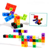 Montessori Rainbow Magic Cube Building Blocks Puzzle - DIY Assembling Bricks for Kids Ages 3-12