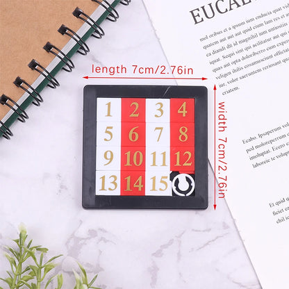 1PC 1–15 Number Slide Puzzle – Brain Exercise Game for Kids’ Educational Development