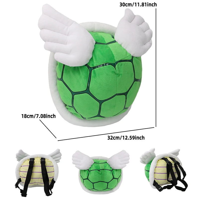 Super Mario Koopa Plush Backpack – Bowser, Larry, Lemmy, Iggy, Ludwig, and Paratroopa School Bag Cosplay Toy