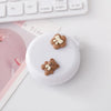 1PCS Cute Kid Hair Brush – Mini Cartoon Bear Hair Comb with Mirror, Portable Massage Comb for Girls