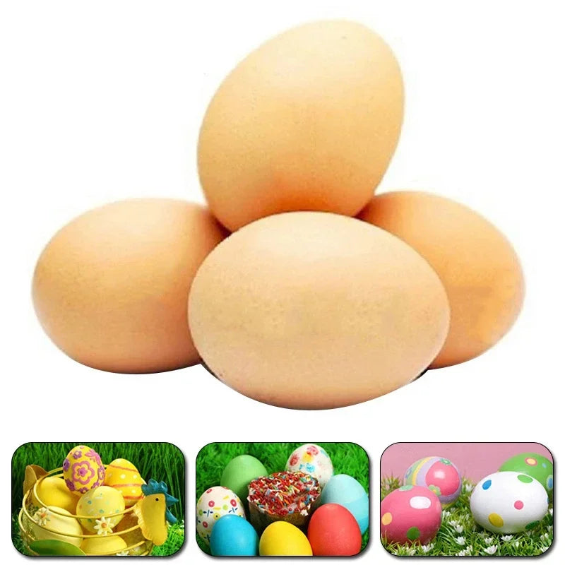 MOONBIFFY Fake Egg Toy for Kids – Plastic Simulation Kitchen Play, DIY Painting & Educational Craft