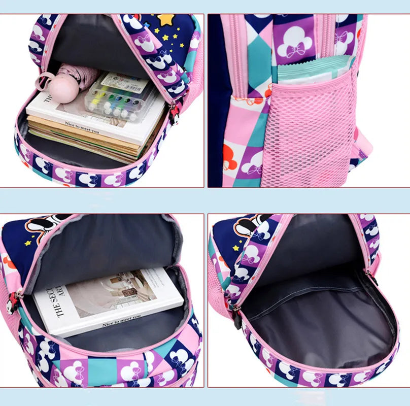 Disney Minnie Mouse Children Backpack – Cartoon Kindergarten School Bag for Girls - Kidzy Market