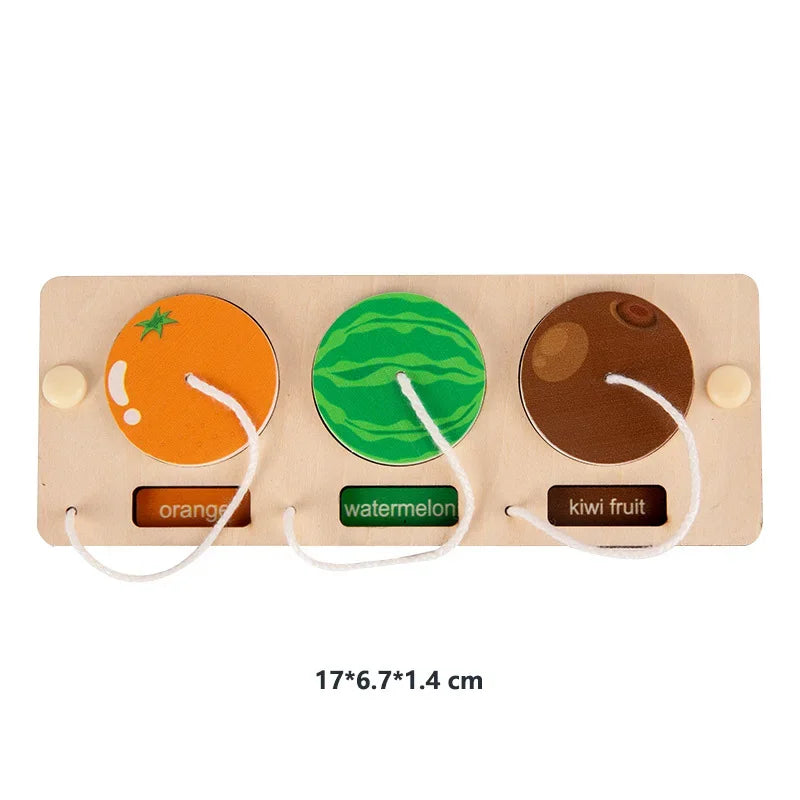 DIY Busy Board Accessories – Montessori Teaching Aids for Baby Early Education, Learning Skill Toy Parts and Wooden Board Games