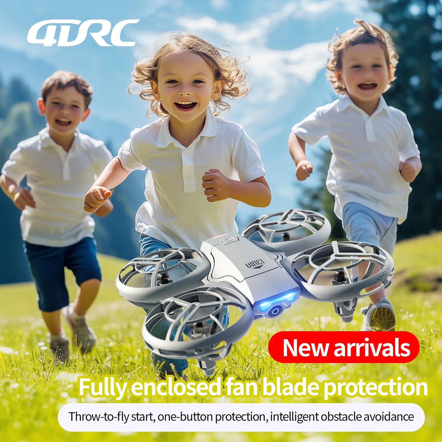 V8 Mini Drone with 4K and 1080P Wide-Angle Camera and WiFi FPV