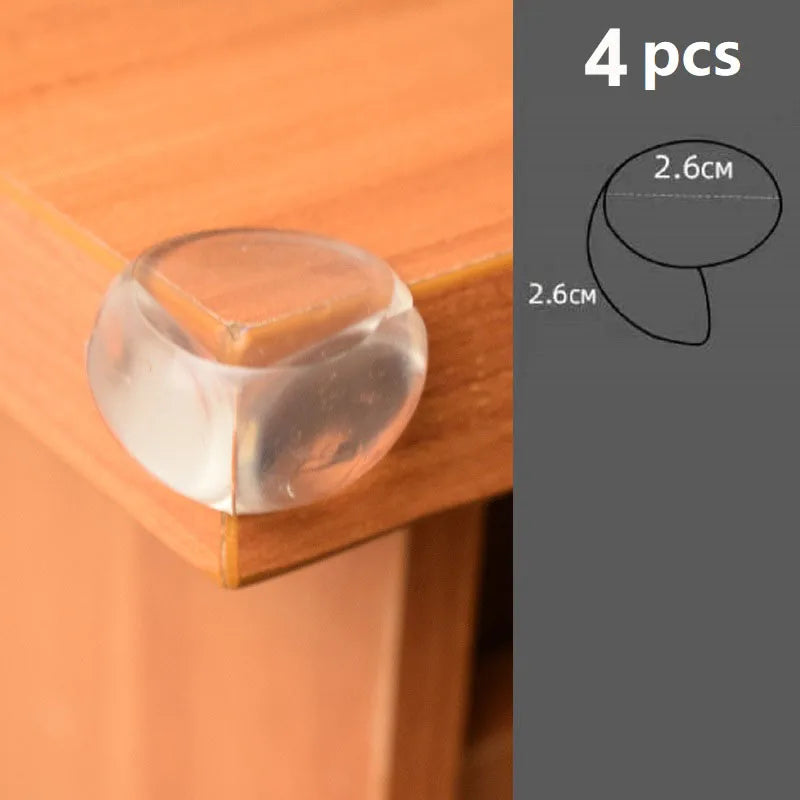 Children Baby Safety Silicone Corner Protectors – 4/10PCS Table Edge Collision Guards for Kids