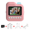 Children's Mini Instant Print Digital Camera with 32GB TF Card and Inkless Paper, Educational Video Toy