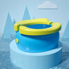 Folding Travel Potty Seat for Toddlers, Portable Child Toilet & Squatty Urinal