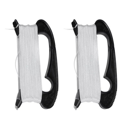 New 1 Set 100m D Shape Flying Kite Line – Plastic and Polyester, White Color, Kite Line Accessories, Wholesale