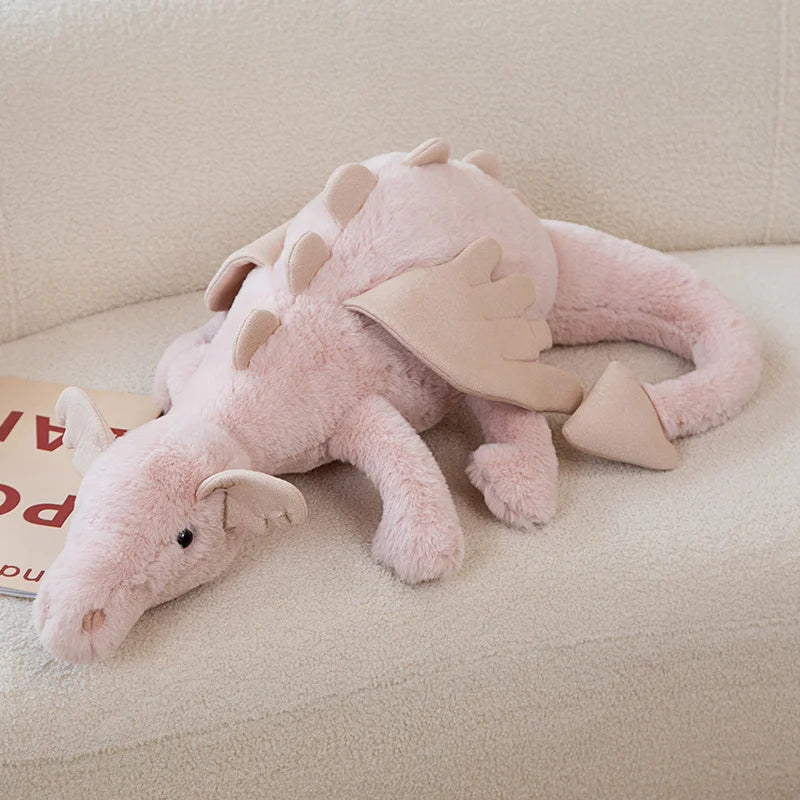 Flying Dragon Plush Toy 30–90cm (11.8–35.4 Inches) Blue Green White Pink