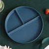 Wheat Straw 3-Compartment Dinner Plate 22 cm (8.7 in) Reusable Microwave-Safe