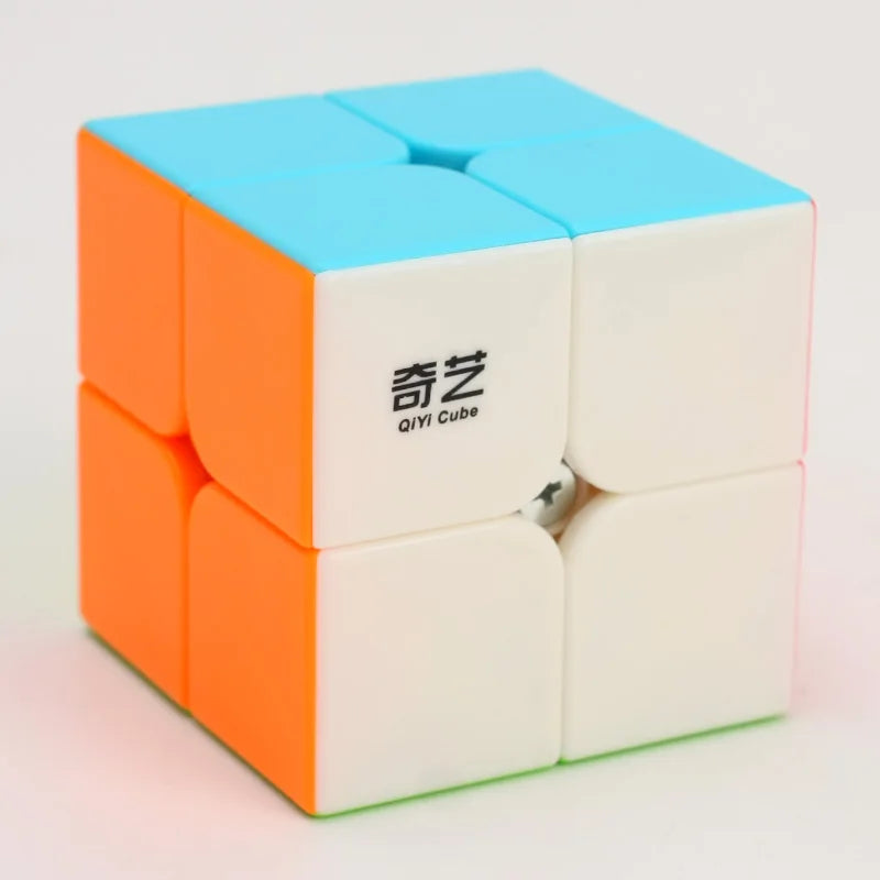 [ECube] QiYi QiDi 2x2 Professional Speed Cube, Beginner Educational Puzzle Toy, Magic Cube Stickers, Baby & Kids Toy