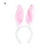Plush Animal Ears Headband – Cartoon Dog Zebra Tiger Hairband, One Size for Kids & Adults, Cosplay Party Accessory
