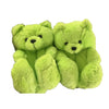 Women's Highland Cow & Teddy Bear Plush Slippers – Soft Indoor Christmas Slip-On, Fits EU 36-41 (26 cm / 10.2 in)