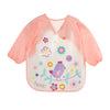 Waterproof EVA Full Sleeve Baby Bibs | Long Sleeve Children Feeding Smock Apron | Kids Eating Breastplate & Infant Scarf Clothing - Kidzy Market