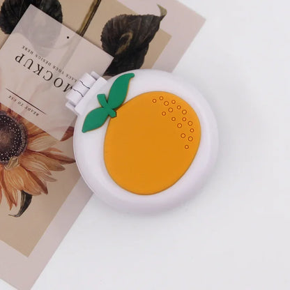 New INS Korean Girls’ Heart Portable Comb - Elegant Flower Air Cushion Comb with Vanity Mirror & Folding Design - Baby Brushes