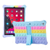 Silicone Shockproof Kids iPad Case with Stand, Bubble Fidget & Pencil Holder – Fits 9.7-inch, 10.2-inch, 10.9-inch & 11-inch iPad (Air / Pro / 9.7 / 10.2)