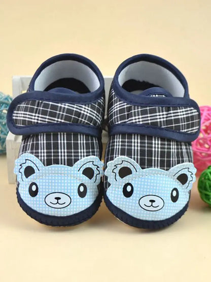 Cartoon Baby Booties – Soft Sole Anti-Slip First Walkers for Girls & Boys, Newborn Toddler Shoes
