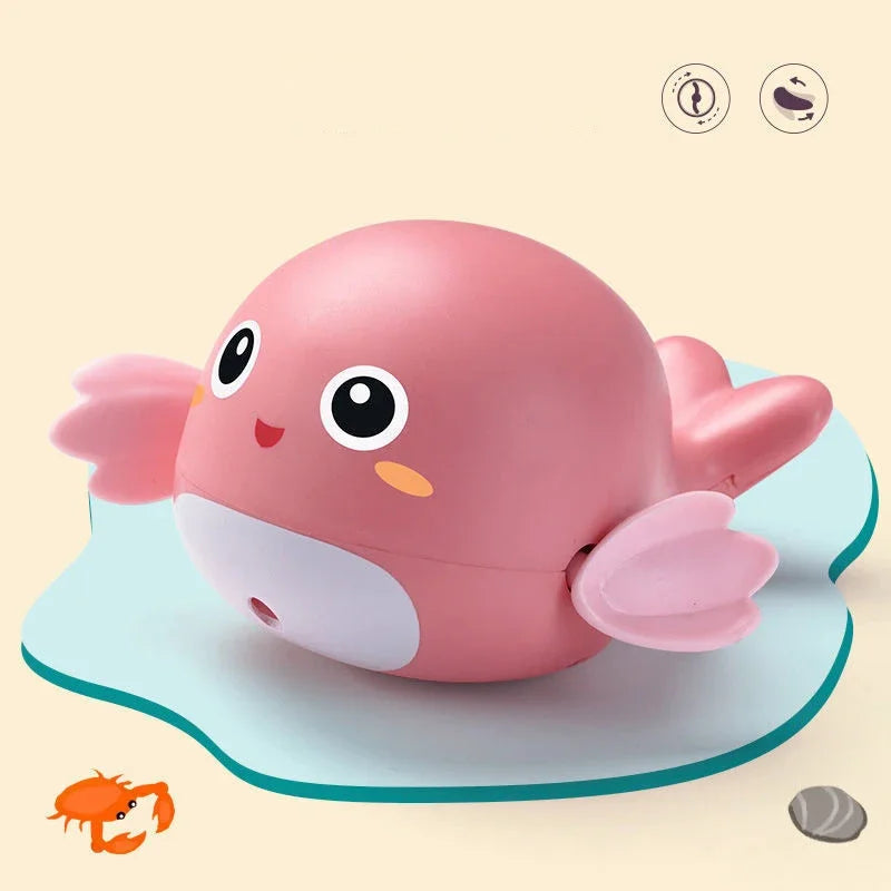Baby Clockwork Swimming Dolls Bath Toy – Cute Animals for Kids