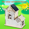 DIY Solar-Powered 3D Wooden Puzzle Kit - STEM Hand-Assembled Science Model for Teens