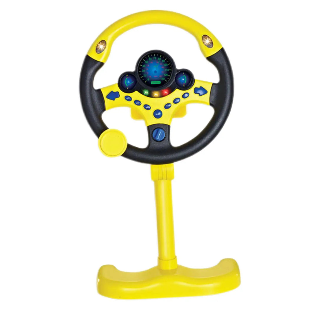Simulated Kids Steering Wheel Toy with Light and Sound Gift