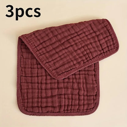 3pcs Muslin Burp Cloths | Soft & Absorbent Baby Bibs, Christmas & Halloween Gifts for Boys and Girls - Kidzy Market