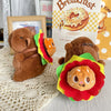 Capybara Plush Keychain — Cute Realistic Soft Capybara Bag Charm & Room Ornament, 11 x 9 x 8 cm (4.33 x 3.54 x 3.15 in)