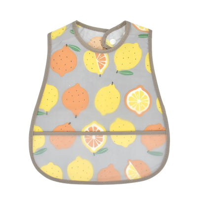 2023 New Cartoon Pattern EVA Waterproof Baby Bibs – Adjustable Feeding Apron with Pocket for Kids, Baby Burp Cloths - Kidzy Market