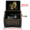 As The World Falls Down Fantasy 18-Note Wooden Music Box New Year Christmas Birthday Gift