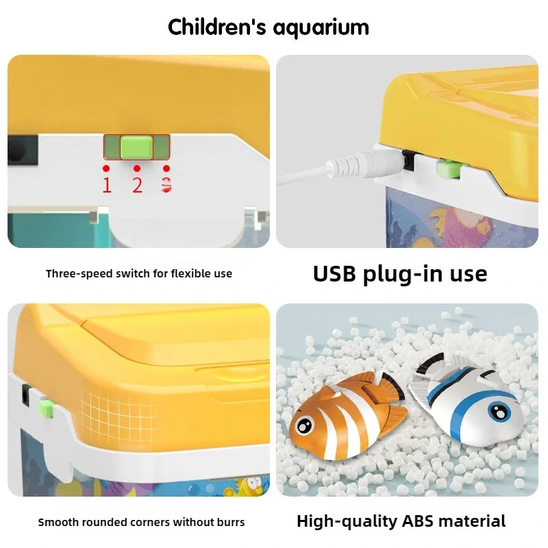 Montessori Wooden Magnetic Fishing Toys for Kids – Cartoon Marine Life Cognition, Parent-Child Interactive Education Game