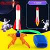 GSF Foam Rocket Launcher with Foldable Stand – Outdoor Jump & Launch Toy with Foam Rockets for Kids, Ages 3+