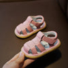 Baby Girls’ & Boys’ Sandals – Summer Infant Anti-Collision Toddler Shoes, Soft Bottom Genuine Leather Beach Sandals for Kids