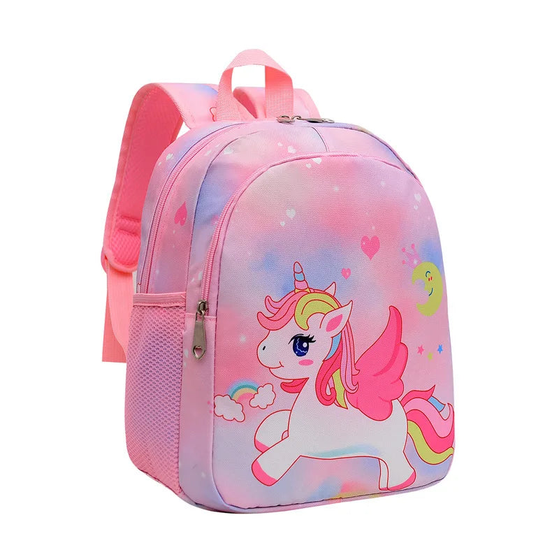 Toddler Girls Backpack Cartoon Unicorn Mermaid Print School Bag for Kindergarten Elementary Gift for Children Girls Backpacks - Kidzy Market
