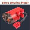 Electric Motor Set for RC Car – Battery Box, Switch, and LED Light Power Functions for MOC Building Blocks