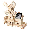 DIY Solar-Powered 3D Wooden Puzzle Kit - STEM Hand-Assembled Science Model for Teens