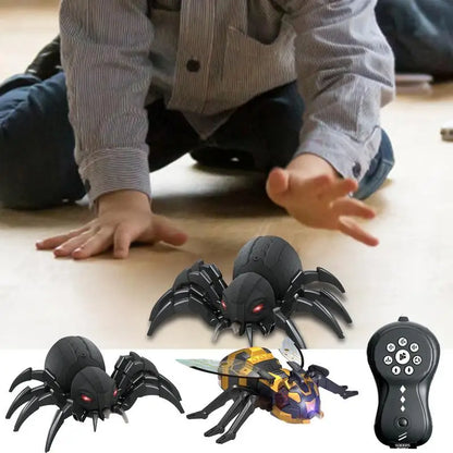 RC Crawling Animal Radio Control Spider Bee Toy with Lights – Full Function
