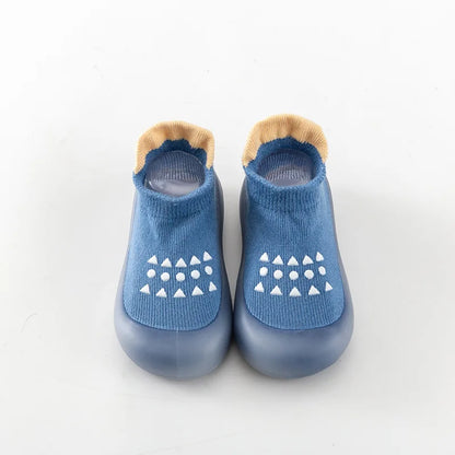 Baby Socks Shoes – Cute Cartoon Boy & Girl Infant Shoes, Soft Rubber Sole First Walker Booties for Toddlers