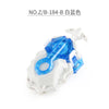 Z B-184 8-Color Metal Tube Custom LR Spinning Tops Launcher – Toy Set for Kids