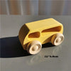 Wooden Montessori Rainbow Stacking Bridge with Cars and Trees