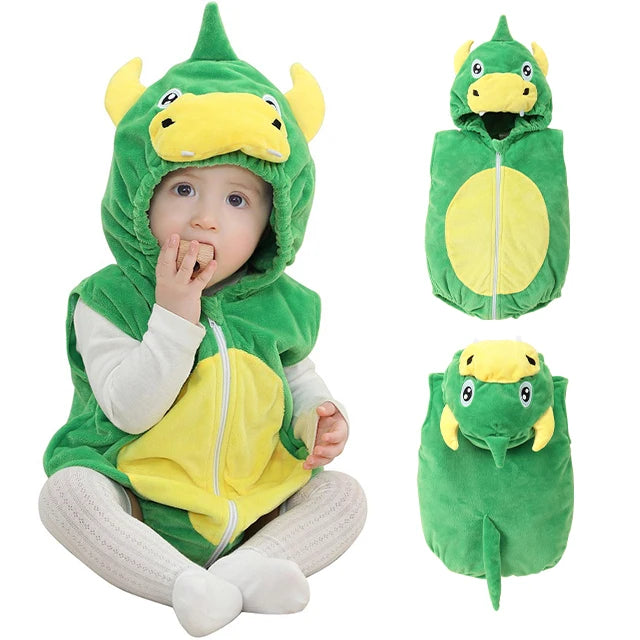 MICHLEY Carnival Baby Romper Bodysuit – Sleeveless Newborn Clothes for Infant & Toddler, Halloween Photography Prop for Boys & Girls