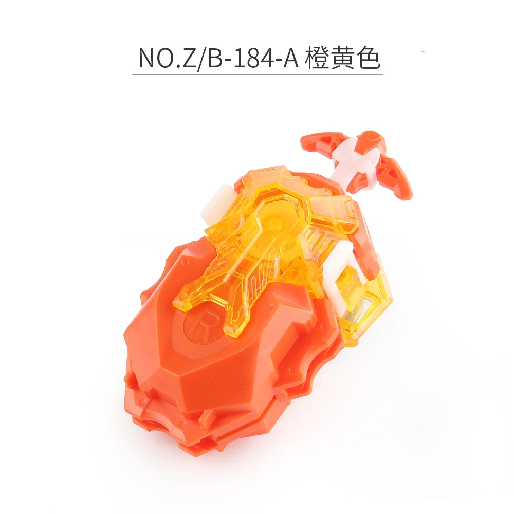 Z B-184 8-Color Metal Tube Custom LR Spinning Tops Launcher – Toy Set for Kids
