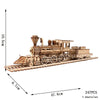 3D Wooden Tram Puzzle DIY Model Kit - Laser-Cut Retro Streetcar, Desk Decor Gift for Teens & Adults