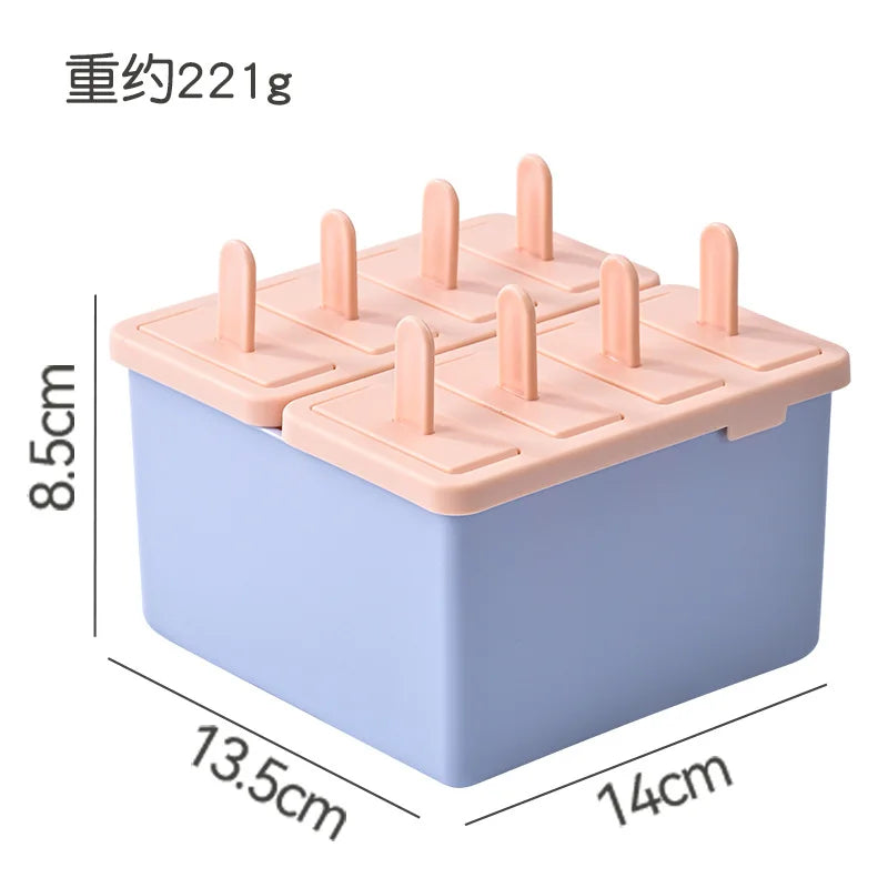 Food-Grade Popsicle Mold with Lid for Homemade Ice Cream and Sorbet