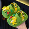 Summer Children’s Slippers – Cartoon Dinosaur DIY Design, Soft Anti-Skid Sandals for Boys & Girls, Indoor & Beach Shoes