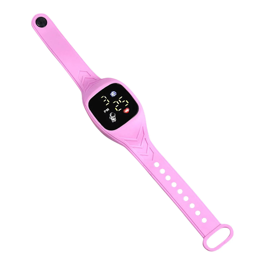 Children’s Sports Electronic LED Digital Watch 24-Hour Outdoor Sports Silicone Strap Football Watch