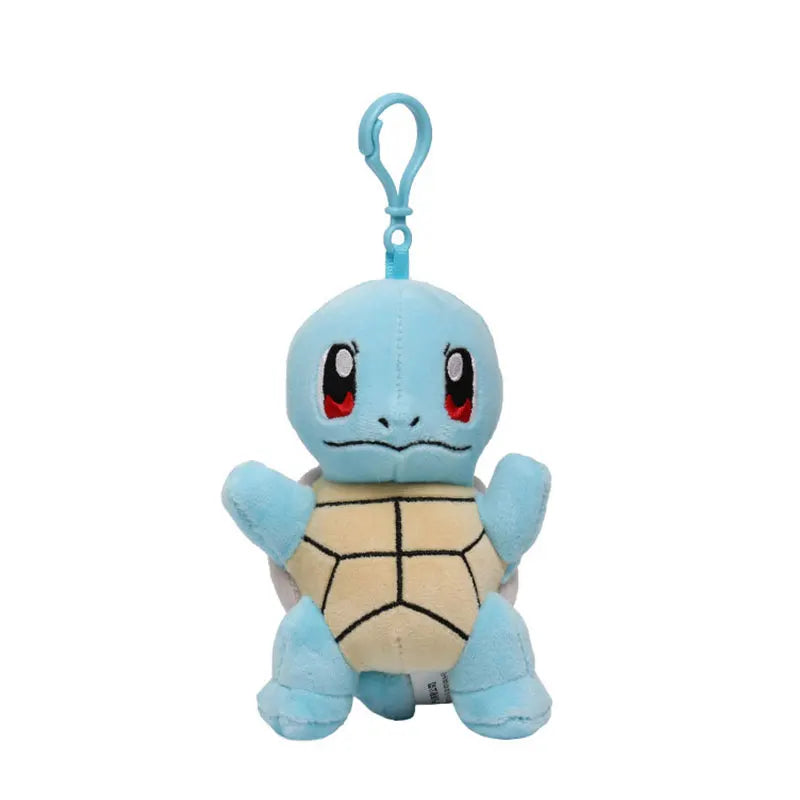 Anime Pokemon Pikachu Mew Snorlax Eevee Bulbasaur Psyduck Plush Backpack Pendant Keychain Gift