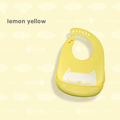 Waterproof Silicone Baby Bib – Soft & Adjustable Feeding Apron for Newborns - Kidzy Market