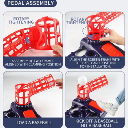 3-in-1 TEE Baseball Set – Outdoor Sports Training Machine, Parent-Child Interactive Toy for Kids