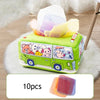 Montessori Rainbow Tissue Box Toy – Sensory Juggling Square Educational Toy for Infants & Toddlers