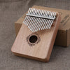 17-Key Beech Kalimba Thumb Piano High-Quality Wood Musical Instrument Gift for Kids with Learning Books