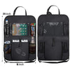 Car Backseat Organizer with Touchscreen Tablet Holder – Foldable Seat Back Storage Pockets & Protector